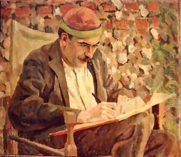 Portrait of John Maynard Keynes 1883-1946 Oil Painting by Roger Fry