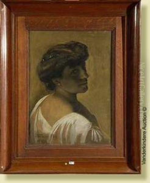 L'il De Feu Oil Painting by Medard I Tytgat