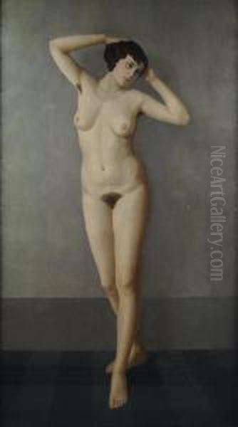 Nudo Di Donna Oil Painting by Memo Vagaggini