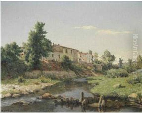 Dintorni Di Firenze Oil Painting by Memo Vagaggini