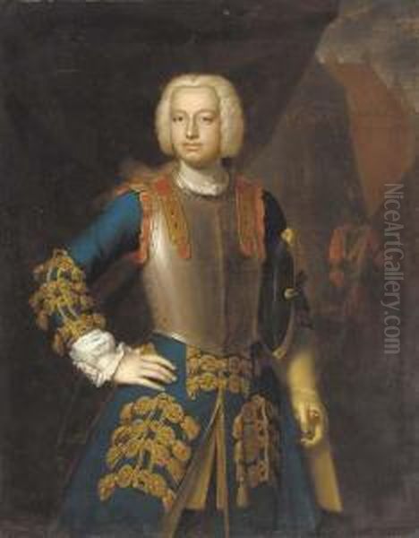 Portrait Of A Gentleman Oil Painting by Richard Van Bleek