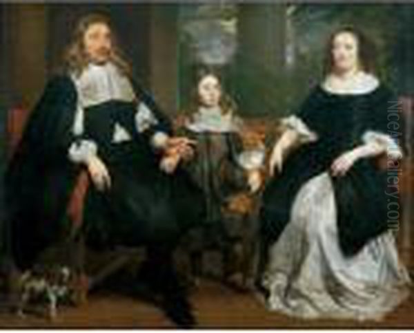 Ritratto Di Famiglia Oil Painting by Bartholomeus Van Der Helst