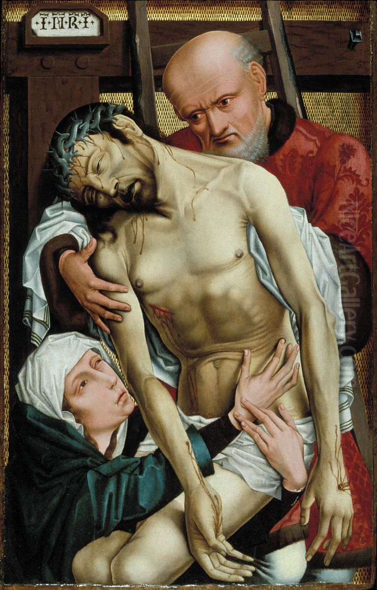 The Descent From The Cross Oil Painting by Rogier van der Weyden