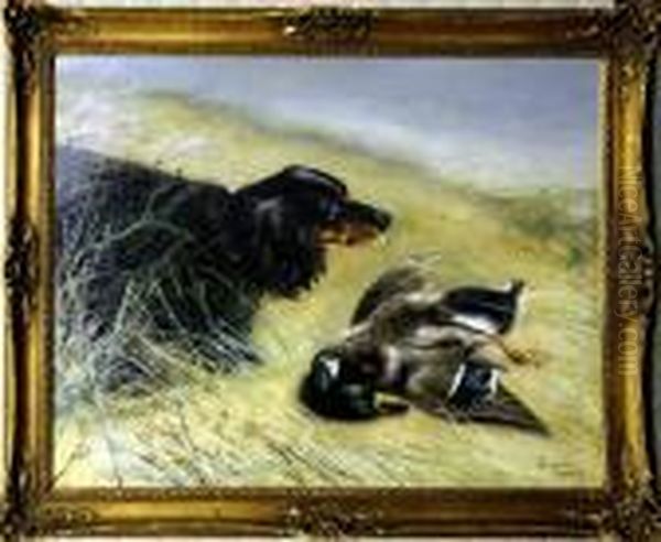 [la Mort Du Colvert] Oil Painting by Piet Van Engelen