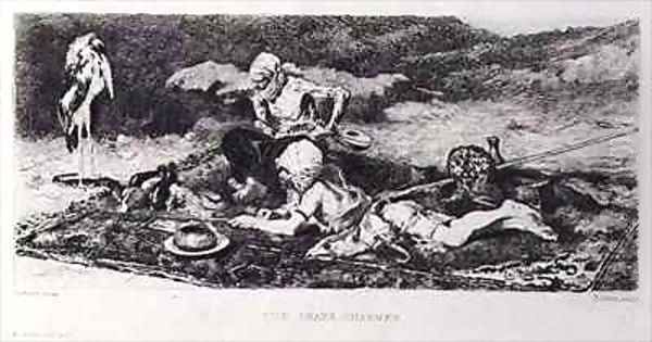 The Snake Charmer Oil Painting by Mariano Jose Maria Bernardo Fortuny y Carbo