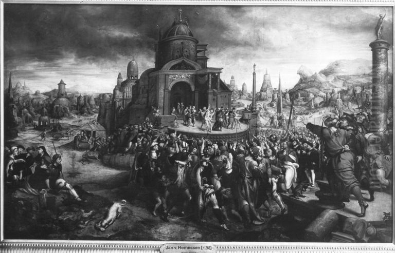 Ecce Homo Oil Painting by Jan Sanders Van Hemessen