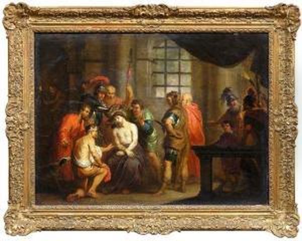 Dornenkronung Christi Oil Painting by Willem van, the Elder Herp