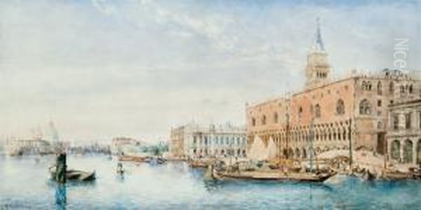 Venedigvedute Oil Painting by Jean Baptiste van Moer