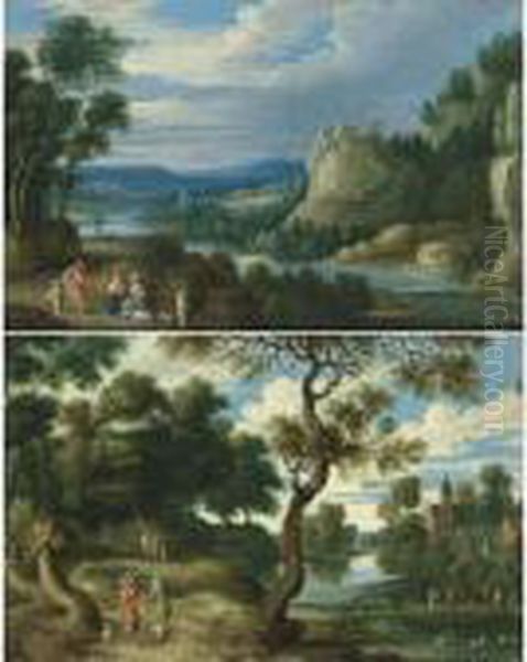 Other Properties Oil Painting by Isaak van Oosten