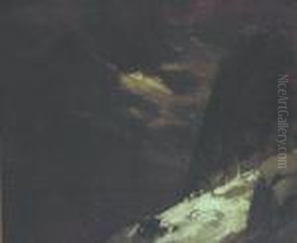 Untitled Oil Painting by Dearing Van Perrine