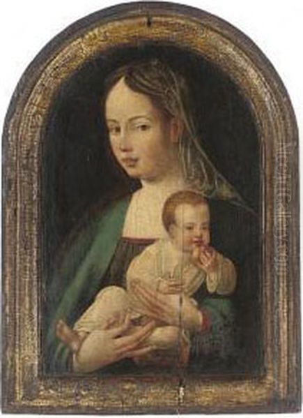 The Virgin And Child Oil Painting by Jan Van Scorel