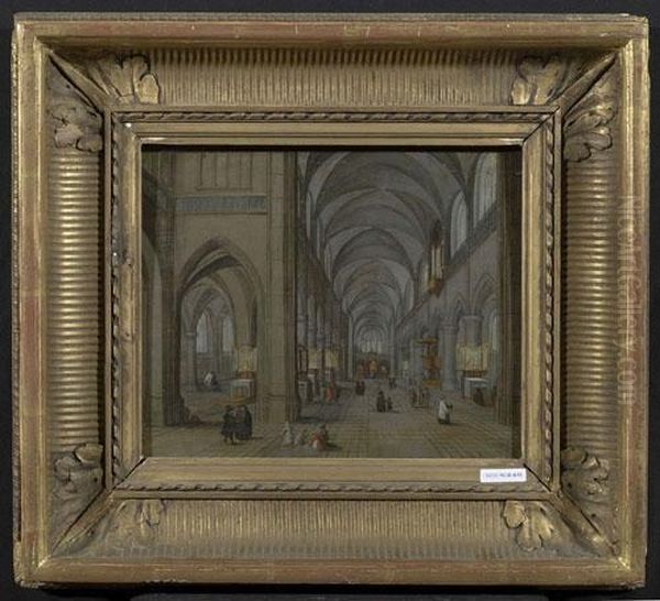 Kircheninterieur. Oil Painting by Hendrick van, the Younger Steenwyck