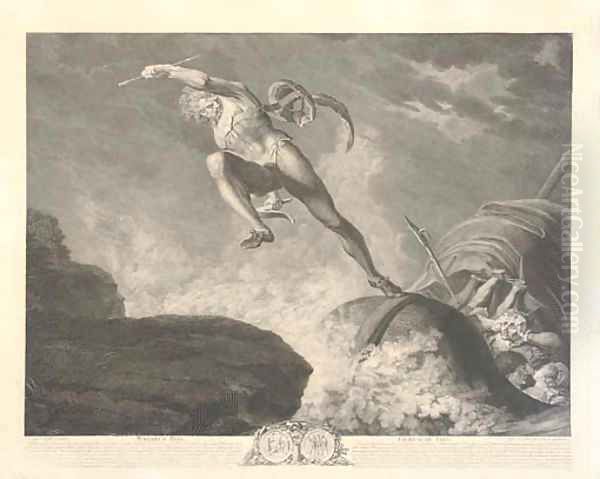 William Tell, by Charles Guttenberg Oil Painting by Johann Henry Fuseli