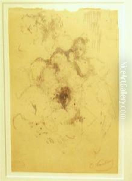 Femmes Oil Painting by Otto Vautier