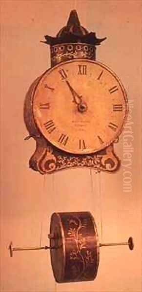 Water clock Cheapside London Oil Painting by Arnold Finchett