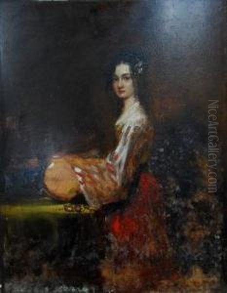 Unfinished Study Of A Young
Woman Oil Painting by Diego Rodriguez de Silva y Velazquez