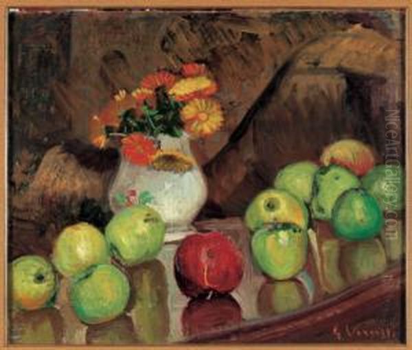 Natura Morta Oil Painting by Giulio Romano Vercelli