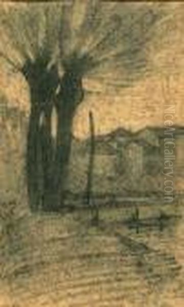 Paesaggio Oil Painting by Giulio Romano Vercelli