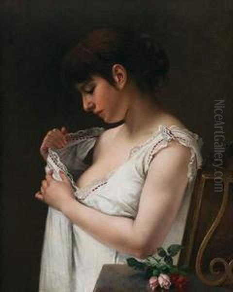 La Toilette Oil Painting by Charles Verlat
