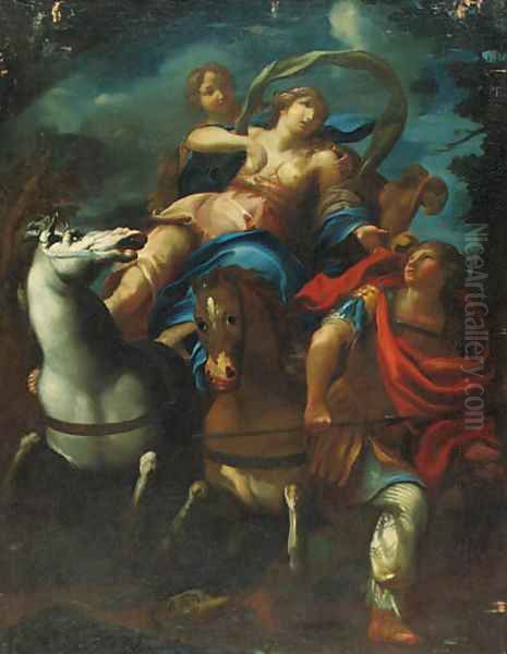 Dido and Aeneas Oil Painting by Marcantonio Franceschini)