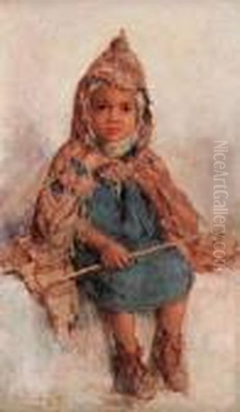 Le Jeune Garcon Oil Painting by Edouard Verschaffelt