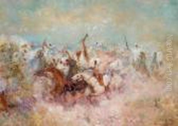 Fantasia Oil Painting by Edouard Verschaffelt