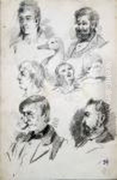 Sketches Oil Painting by Iaroslav Veshin