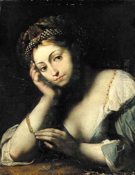 The Magdalen Oil Painting by Girolamo Forobosco