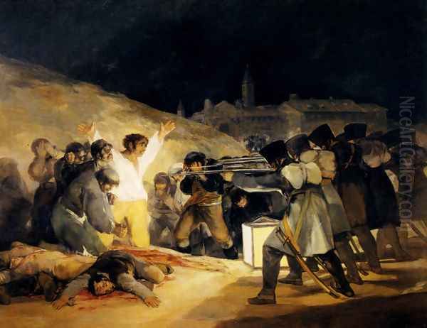 May 3 1808 Oil Painting by Francisco Goya Fuendetodos