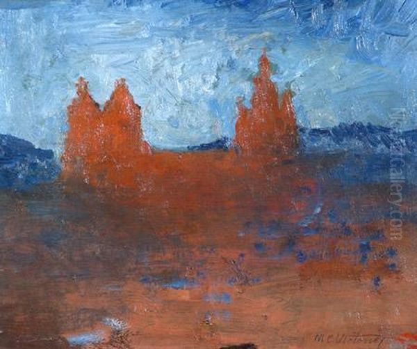 Catedral De Cordoba Oil Painting by Miguel Carlos Victorica