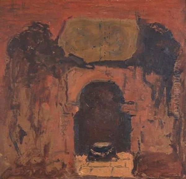 Paisaje Oil Painting by Miguel Carlos Victorica