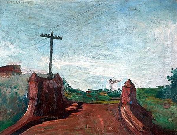 Puente Saavedra Oil Painting by Miguel Carlos Victorica