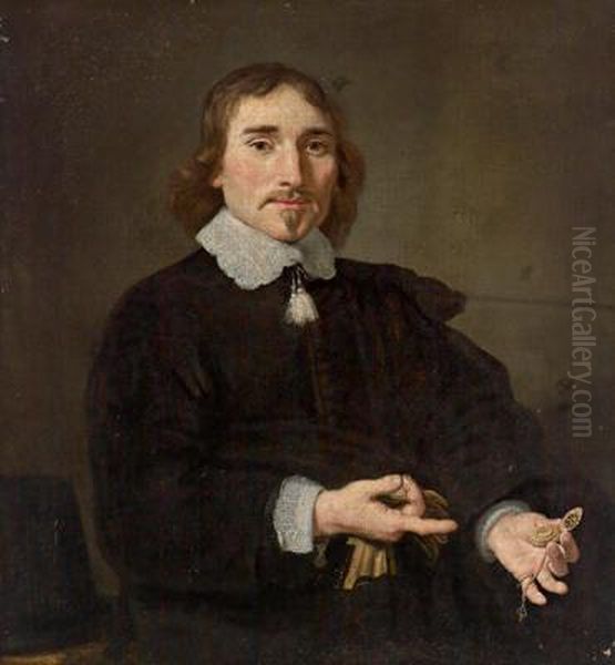 Ritratto Di Uomo Che Indica 
L