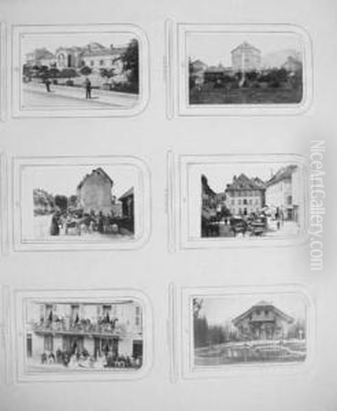 Vues Du Canada,
 De France, De Suisse Et D'italie. 1867-1870 Oil Painting by Louis Vignes