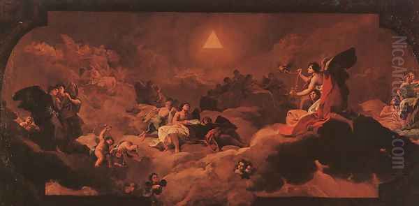 The Adoration Of The Name Of The Lord Oil Painting by Francisco Goya Fuendetodos