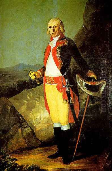 Jose de Urrutia y de las Casas general Oil Painting by Francisco Goya Fuendetodos