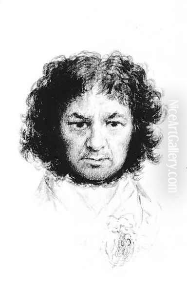 Self-Portrait Oil Painting by Francisco Goya Fuendetodos