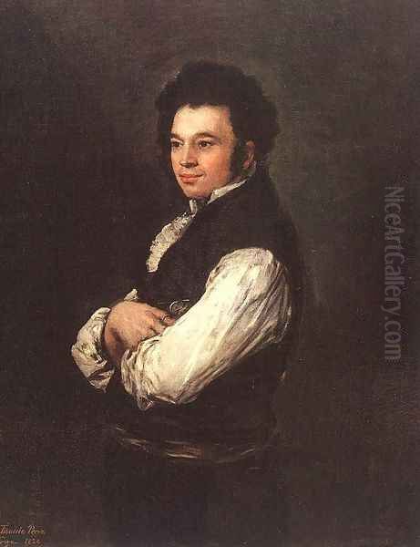 The Architect Don Tiburcio Perez Y Cuervo Oil Painting by Francisco Goya Fuendetodos
