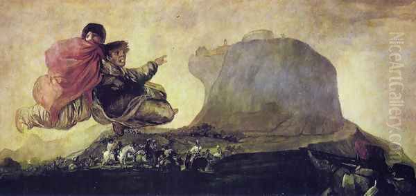 Asmodea Oil Painting by Francisco Goya Fuendetodos