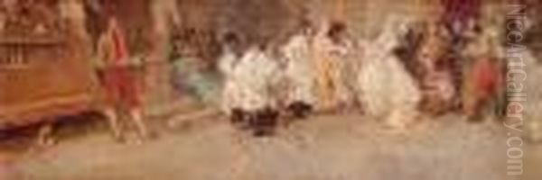 Boceto Para Oil Painting by Jose Villegas y Cordero