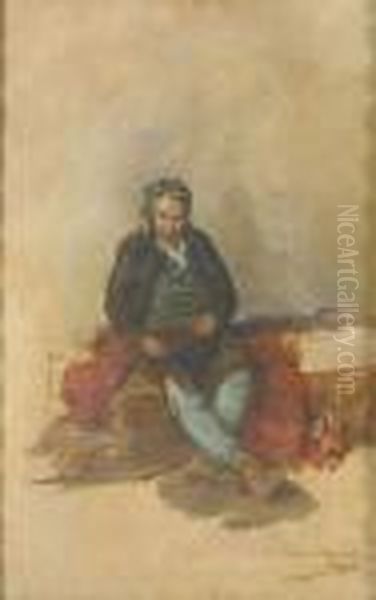 Ritratto
Di Uomo Seduto Oil Painting by Jose Villegas y Cordero