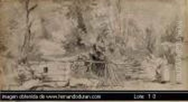 Untitled Oil Painting by Ricardo Villodas Y De La Torre