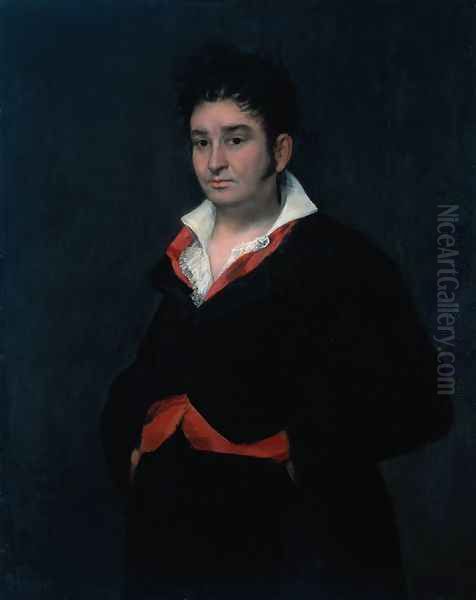 Don Ramón Satué (1765-1824), Alcade de Corte (judge of the fifth chamber of the council of Castile Oil Painting by Francisco Goya Fuendetodos