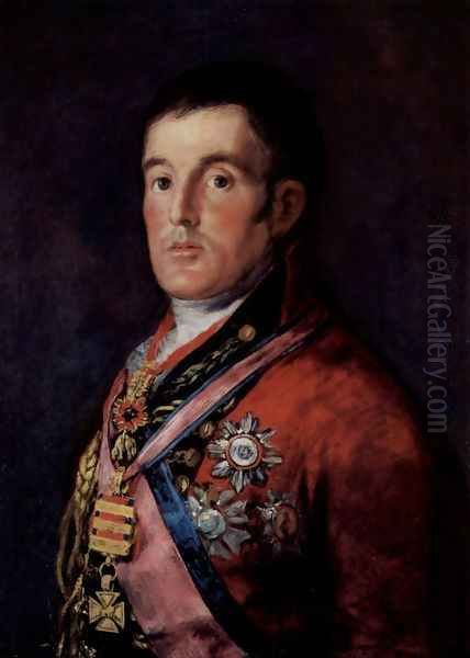 The Duke of Wellington Oil Painting by Francisco Goya Fuendetodos
