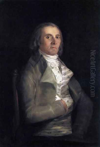 Portrait of Andrés del Peral Oil Painting by Francisco Goya Fuendetodos