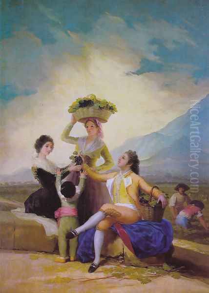 The Vintage Oil Painting by Francisco Goya Fuendetodos