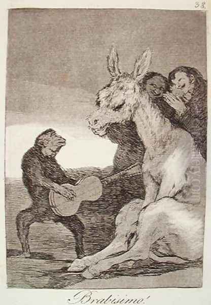Bravo! Oil Painting by Francisco Goya Fuendetodos