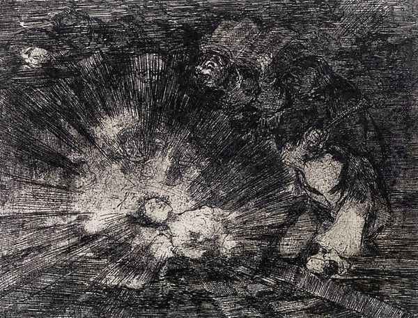 Will She Rise Again Oil Painting by Francisco Goya Fuendetodos