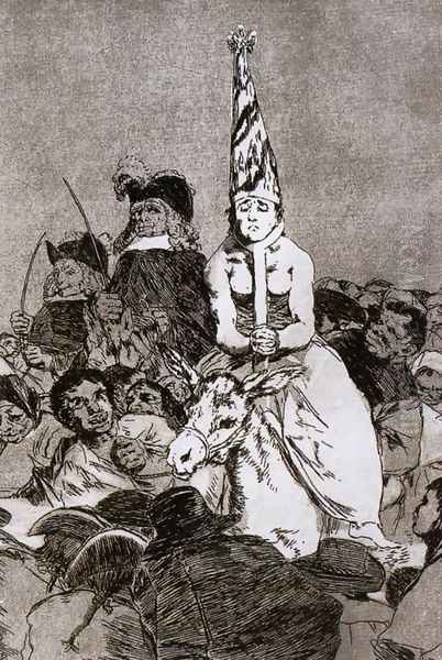 There was no remedy Oil Painting by Francisco Goya Fuendetodos