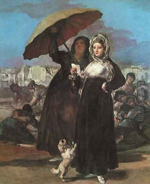 Young Majas Oil Painting by Francisco Goya Fuendetodos
